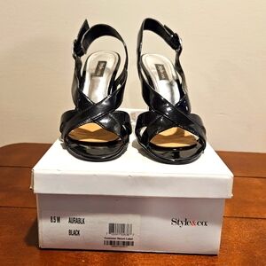 Style & Co. Women's Black Sandals